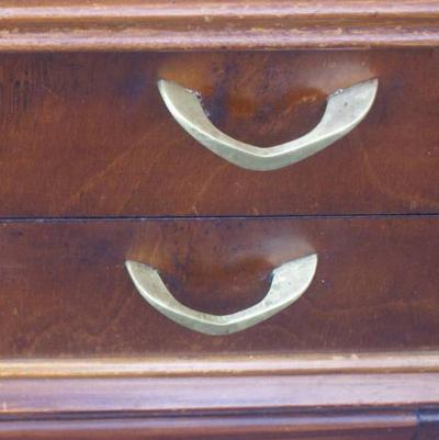 8FT Vintage Wood Credenza Breakfront Sideboard Buffet