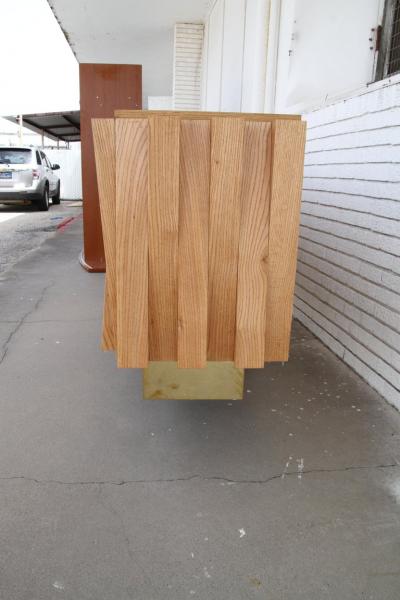 9FT Italian Oak Sideboard Credenza by La Studio