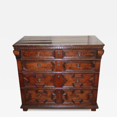 A 17th Century Jacobean English Oak Chest of Drawers