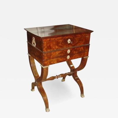 A 19th Century Empire Mahogany Work Table