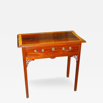 A 19th Century English Regency Mahogany One Drawer Side Table