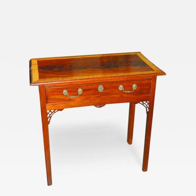A 19th Century English Regency Mahogany One Drawer Side Table