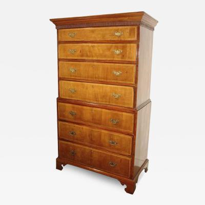 A 19th Century English Walnut Highboy