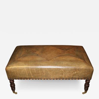 A 19th Century English William IV Mahogany Bench