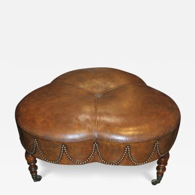 A 19th Century French Clover Leaf Ottoman