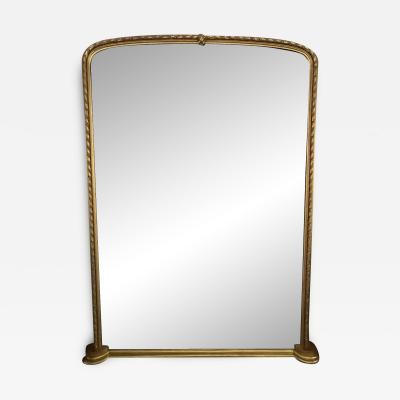 A 19th Century French Over the Mantle Mirror Monumental Standing 