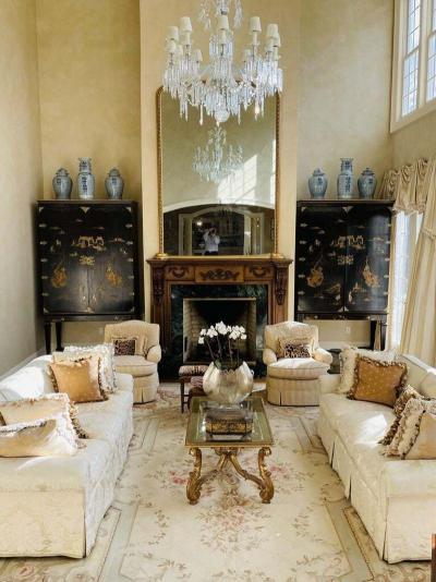 A 19th Century French Over the Mantle Mirror Monumental Standing 