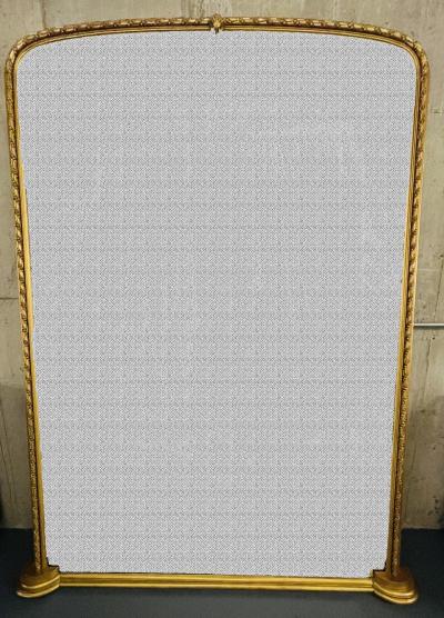 A 19th Century French Over the Mantle Mirror Monumental Standing 