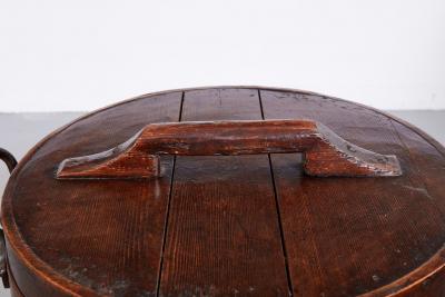 A 19th c Clipper Ships Staved Tack Bin