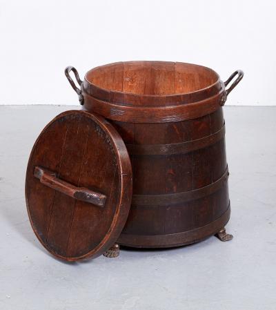 A 19th c Clipper Ships Staved Tack Bin