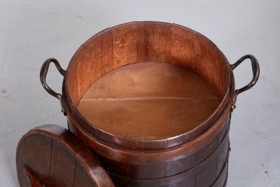 A 19th c Clipper Ships Staved Tack Bin