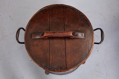 A 19th c Clipper Ships Staved Tack Bin