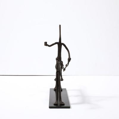 A Bamana Wrought Iron Equestrian Sculpture