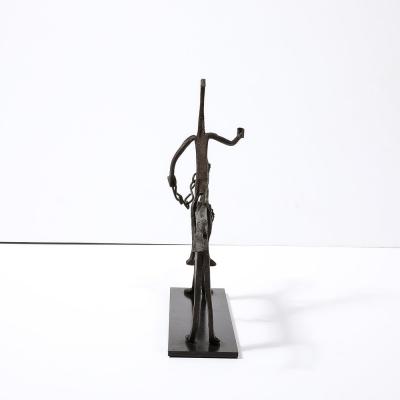 A Bamana Wrought Iron Equestrian Sculpture