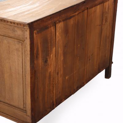 A Belgian Neoclassical style Three Drawer Oak Commode C 1860 