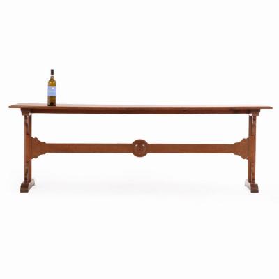 A Belgian Oak Monastery Trestle Table C 1880