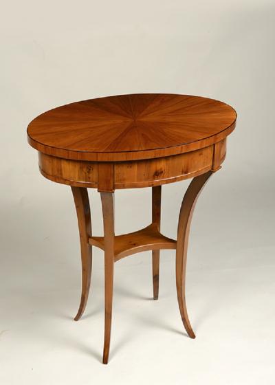 A Biedermeier Single Drawer Occasional Table