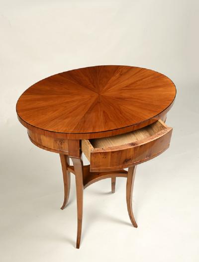 A Biedermeier Single Drawer Occasional Table