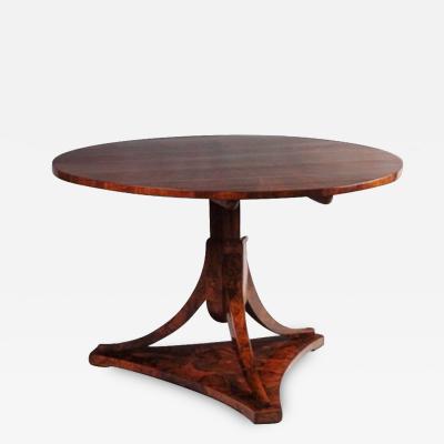 A Biedermeier Tilt Top Pedestal Table