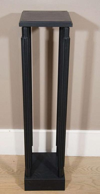 A Black Painted Model Stand Designed by Sir John Soane