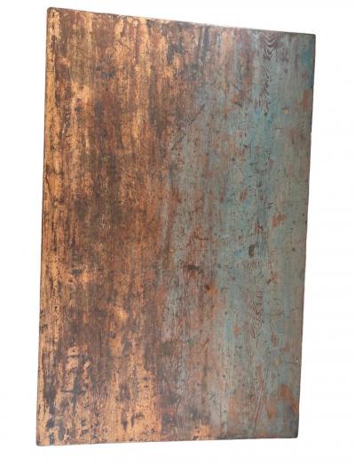 A Blue Rococo 18th Century Writing Table With Drawer Finland