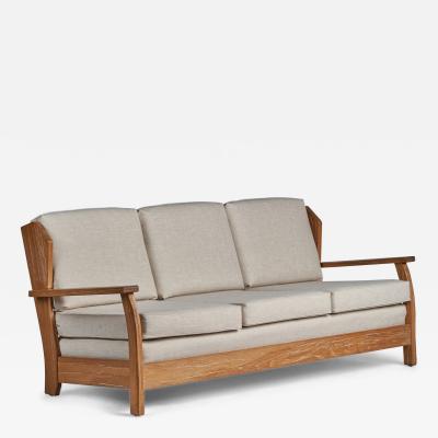 A Brandt Ranch Oak Sofa Fabric in Oak USA 1950s