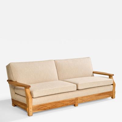 A Brandt Ranch Oak Sofa Fabric in Oak USA 1950s