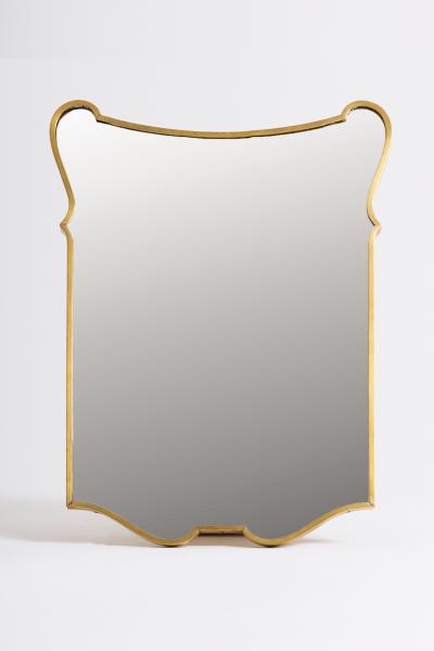 A Brass Shield Mirror
