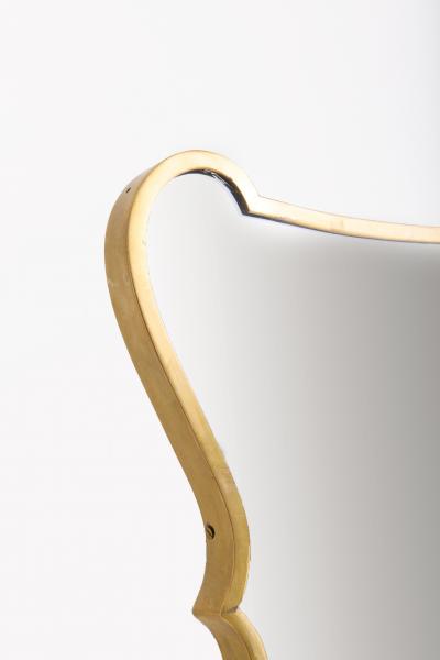 A Brass Shield Mirror