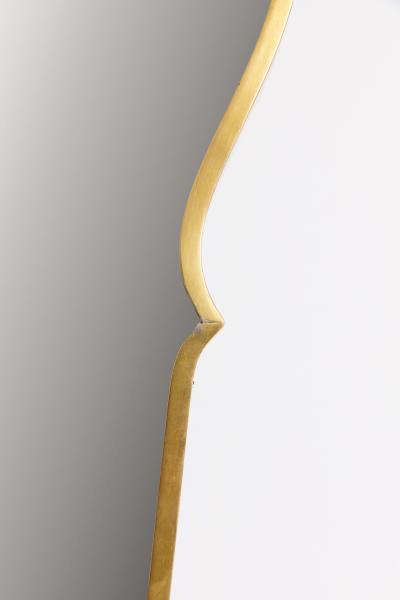 A Brass Shield Mirror