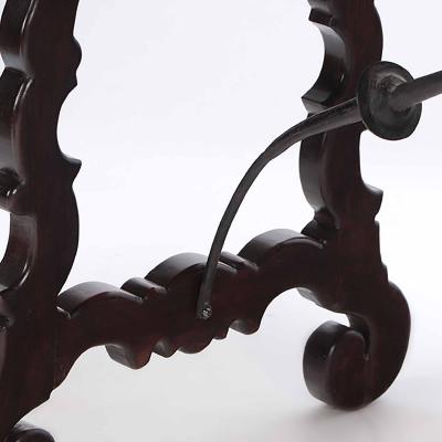 A Brazilian table with iron stretcher Circa 1940 