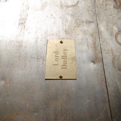 A British campaign style iron folding table or armchair Mid 19th C