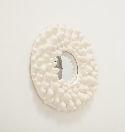 A Carved Plaster Mirror