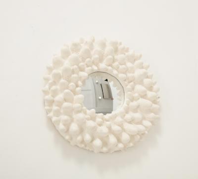 A Carved Plaster Mirror
