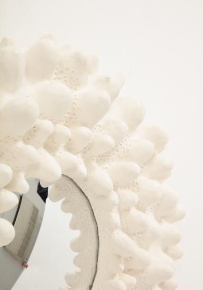 A Carved Plaster Mirror