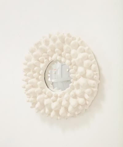 A Carved Plaster Mirror