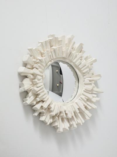 A Carved Plaster Mirror