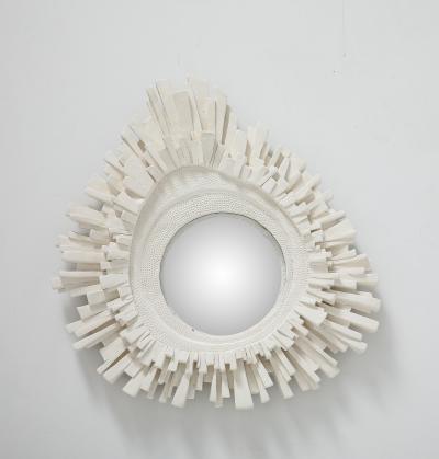 A Carved Plaster Mirror