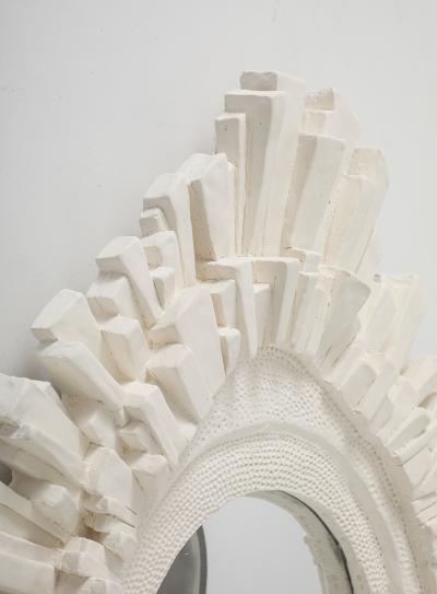 A Carved Plaster Mirror