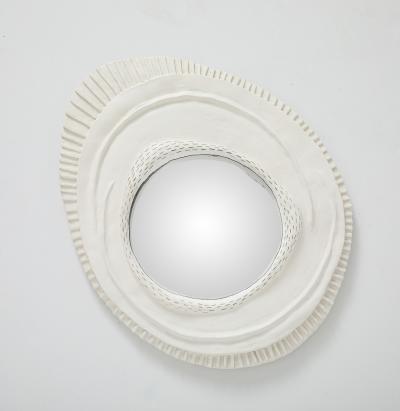 A Carved Plaster Mirror