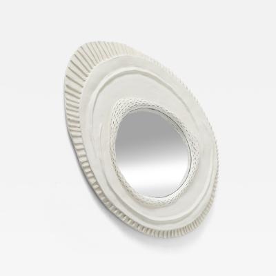 A Carved Plaster Mirror