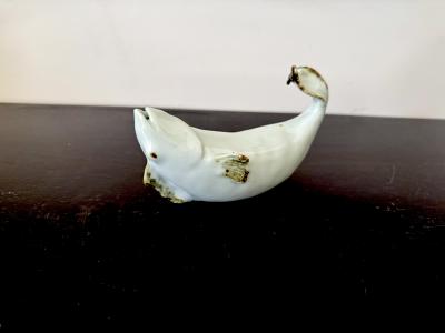 A Celadon Porcelain Figure of a Whale