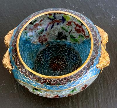 A Chinese Plique a jour Archaic style bowl