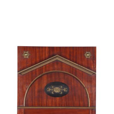 A Continental Regency style mahogany pier mirror early 19th C 