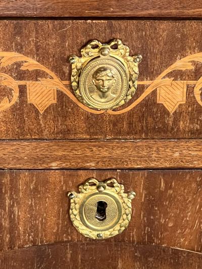 A Danish Biedermeier Mahogany Chest of Drawers