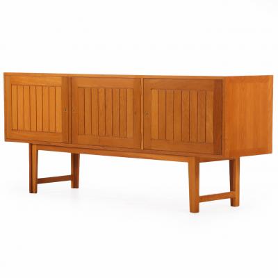 A Danish Oak Cabinet Sideboard C 1950 