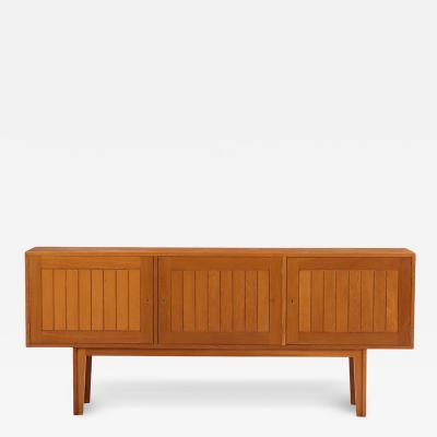 A Danish Oak Cabinet Sideboard C 1950 