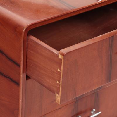 A Double pedestal glass and wood Desk with chrome mounts C 1960 