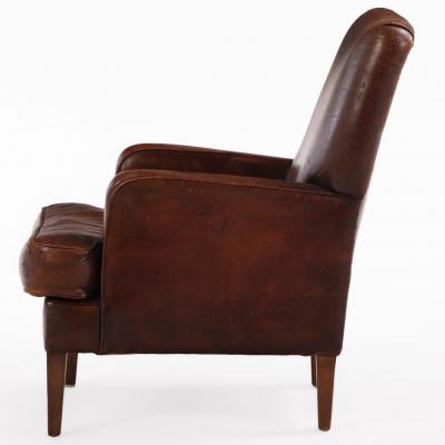 A Dutch Classic Leather Club Chair C 1960 
