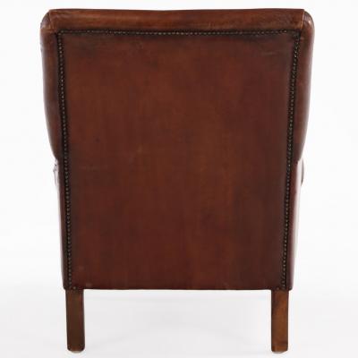 A Dutch Classic Leather Club Chair C 1960 